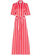 Evi Grintela Valerie Stripe Maxi-dress - Red