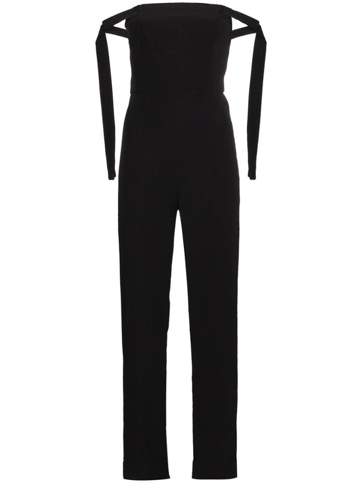 Staud Off Shoulder Jumpsuit - Black