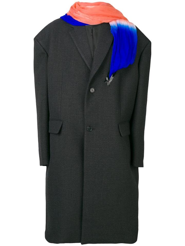 Raf Simons Oversized Coat - Black