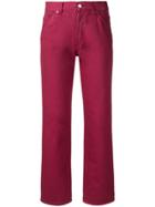 Jacquemus High Waist Straight-leg Jeans - Red