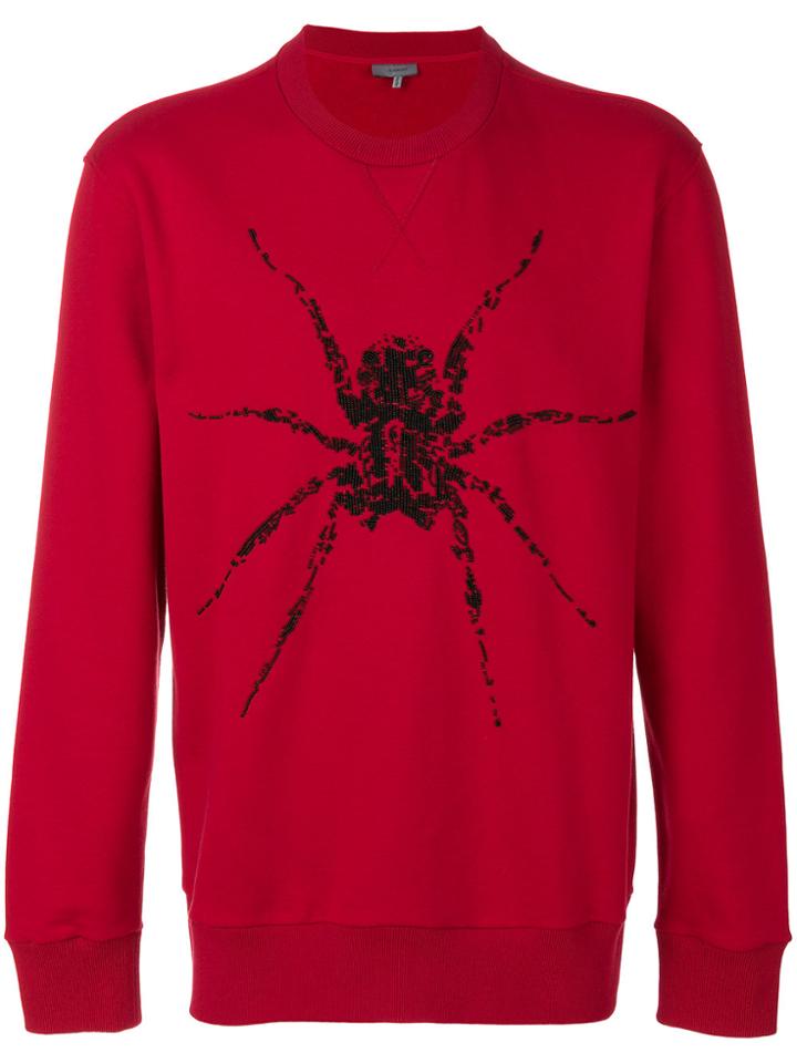 Lanvin Beaded Spider Jumper - Red