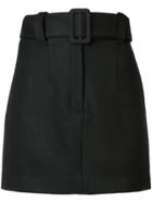 I Am Studio Front Zip Mini Skirt - Black