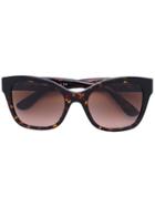 Dolce & Gabbana Eyewear Classic Square Sunglasses - Brown