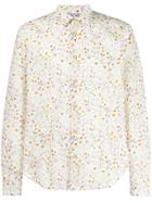 Paul Smith Floral Print Shirt - Yellow