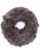 Yves Salomon Sheared Collar Snood - Nude & Neutrals