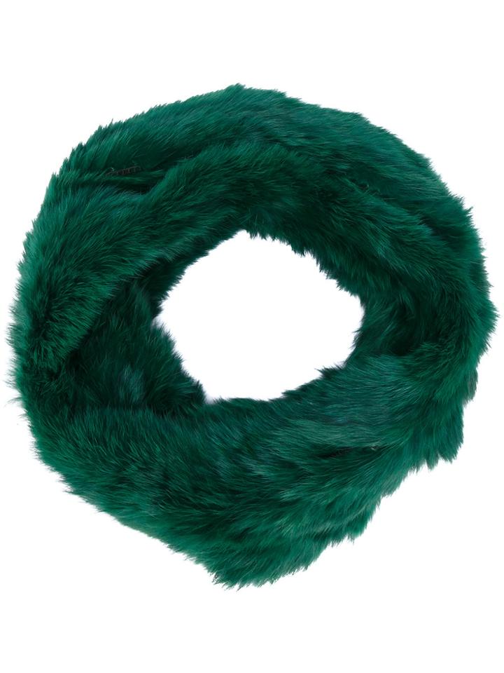 Yves Salomon Four Lapin Snood - Green