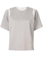 Anteprima Metallic Knitted Top - Silver