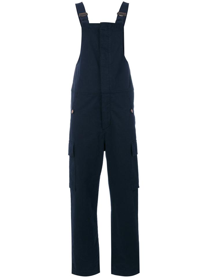 See By Chloé - Overall Jumpsuit - Women - Cotton/spandex/elastane - 38, Blue, Cotton/spandex/elastane