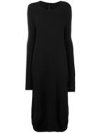 Poème Bohémien Longsleeved Dress, Women's, Size: 42, Black, Cotton