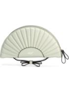Red Valentino Fan Shaped Clutch