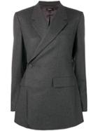 Theory Side Button Blazer - Grey
