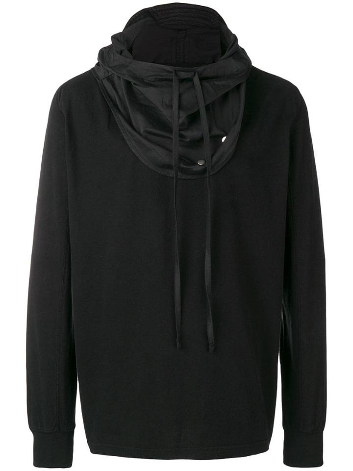 Alyx Oversized Neck Hoodie - Black