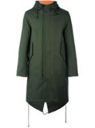Stutterheim 'hornstull' Coat, Men's, Size: Large, Green, Cotton/nylon/polyester/polyurethane