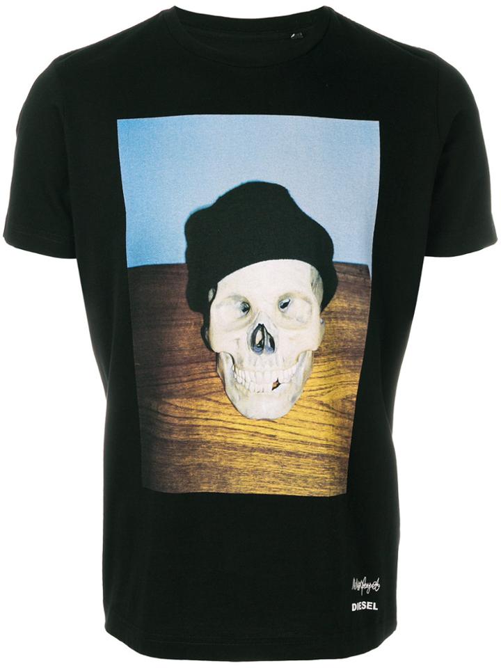 Diesel Photo Print T-shirt - Black