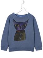 Morley Cat Sweatshirt, Boy's, Size: 8 Yrs, Blue
