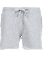 Anine Bing Jogging Shorts, Women's, Size: Large, Grey, Cotton/lurex/polyester