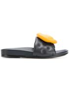 Anya Hindmarch Smile Slides - Blue
