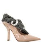 Midnight 00 Crystal Embellished Pumps - Brown