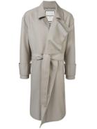 Wooyoungmi Belted Trench Coat - Grey
