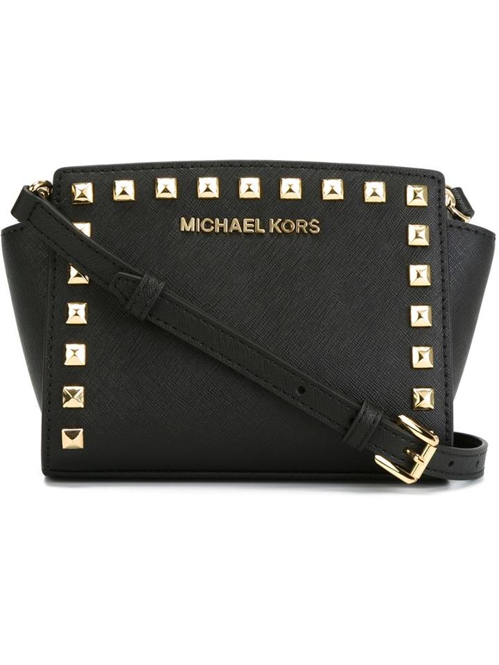 Michael Michael Kors 'selma' Studded Cross-body Bag