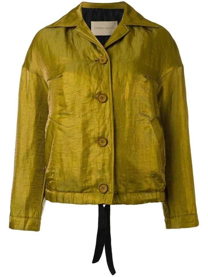 Christian Wijnants 'josie' Jacket - Metallic