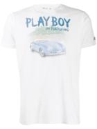 Mc2 Saint Barth Playboy Print T-shirt - White