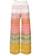 Missoni Knitted Striped Trousers - Neutrals
