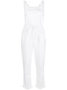 Frame Denim Tie Waist Jumpsuit - White