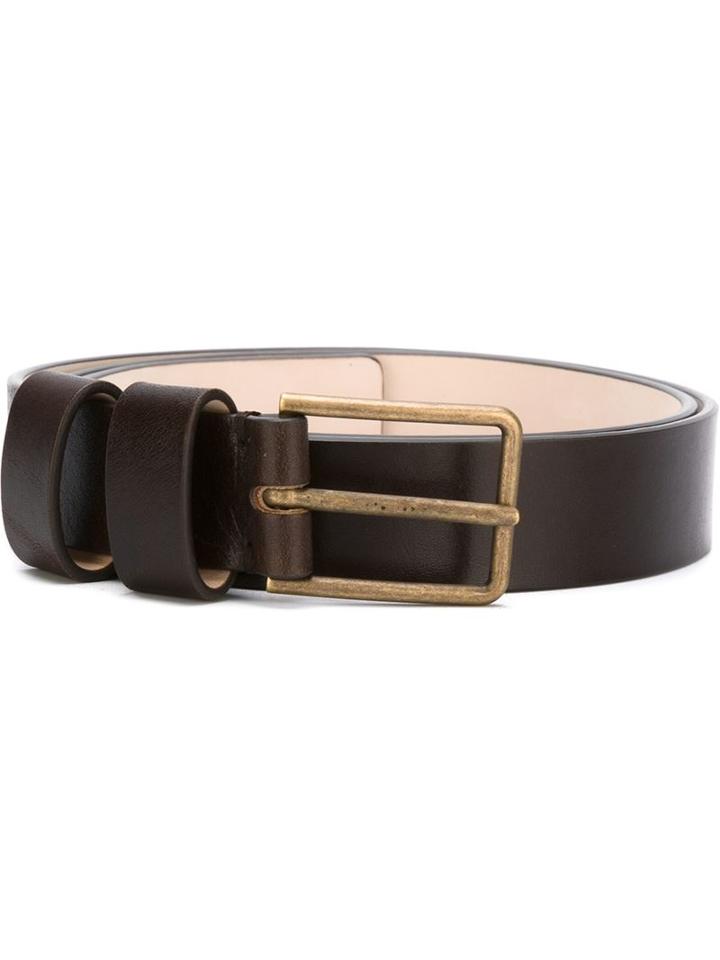 Marni Classic Belt, Men's, Size: 100, Brown, Leather