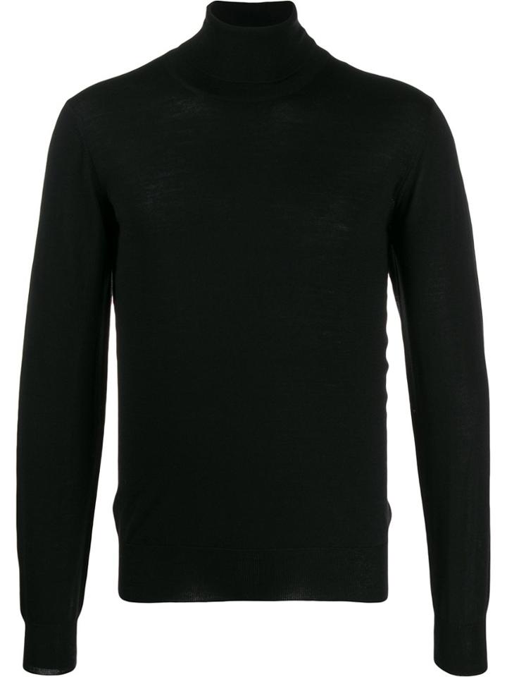 Altea Turtle Neck Jumper - Black