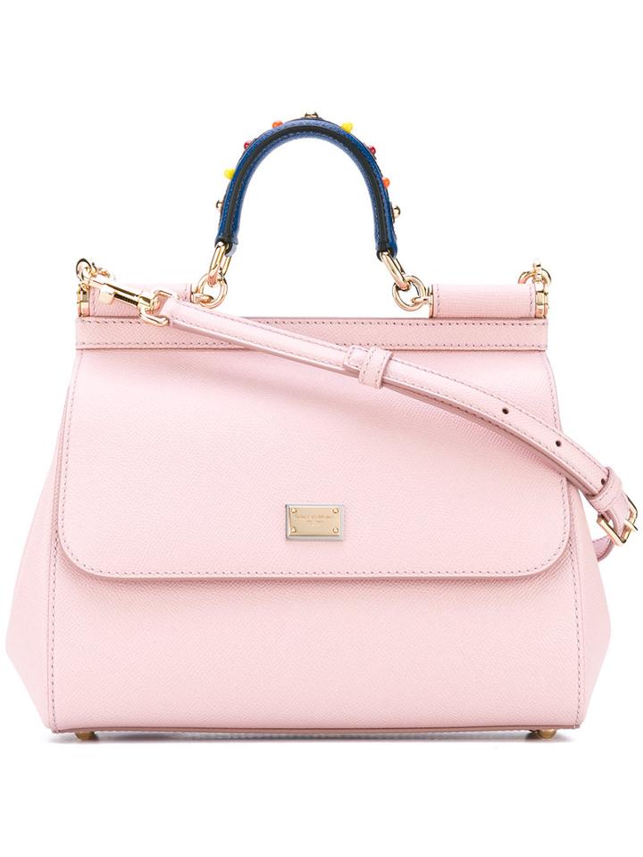 Dolce & Gabbana - Medium Sicily Bag - Women - Calf Leather/metal - One Size, Pink/purple, Calf Leather/metal
