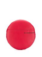 Mm6 Maison Margiela Zipped Logo Clutch - Red