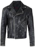 À La Garçonne - Hand-painted Jacket - Unisex - Leather - M, Black, Leather