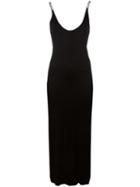 T By Alexander Wang Interlock Criss-cross Strap Dress, Women's, Size: Medium, Silk/spandex/elastane/viscose