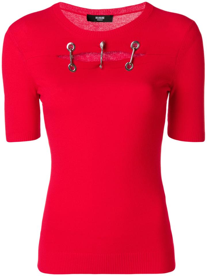 Versus Shortsleeved Sweater - White