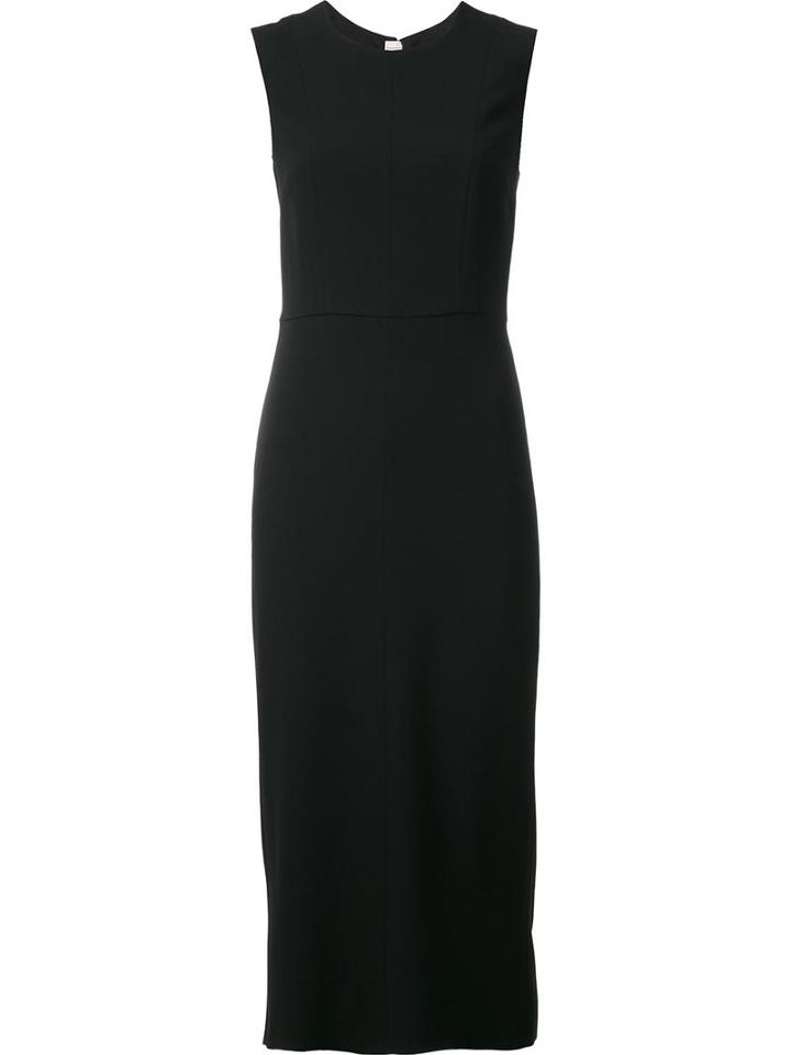 Rochas Sleeveless Mid Dress, Women's, Size: 38, Black, Spandex/elastane/acetate/viscose