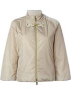 Fay Padded Boxy Jacket, Women's, Size: Large, Nude/neutrals, Polyamide/polyester