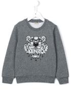 Kenzo Kids 'tiger' Sweatshirt, Girl's, Size: 12 Yrs, Grey