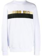 Philipp Plein Loose-fit Logo Sweatshirt - White