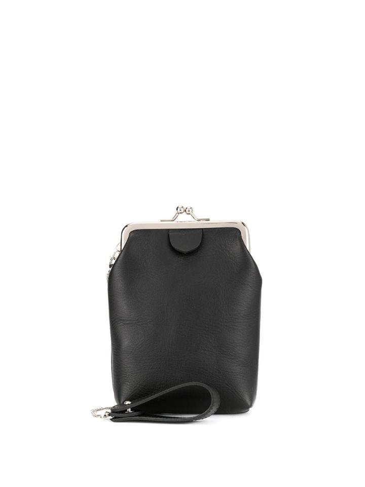 Y's Clip Frame Purse - Black