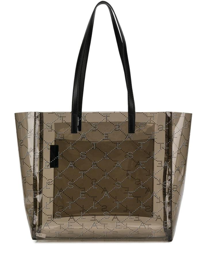 Stella Mccartney Small Logo Tote Bag - Black