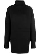 Joseph Turtleneck Oversized Sweater - Black