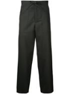 H Beauty & Youth Drawstring Cropped Pants, Men's, Size: Medium, Green, Wool