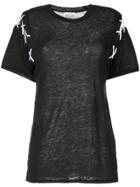 Iro Sewn Shoulder Oversized T-shirt - Grey