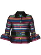 Mary Katrantzou Multicoloured Striped Jacket - Black