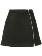 Guild Prime Zip Front Mini Skirt - Black