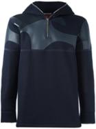 Emporio Armani Zip Up Hoodie, Men's, Size: Small, Blue, Modal