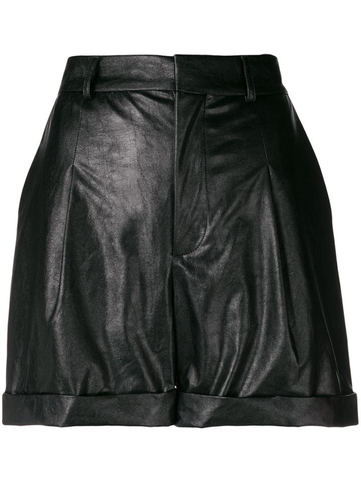 Philosophy Di Lorenzo Serafini Biker Fitted Shorts - Black