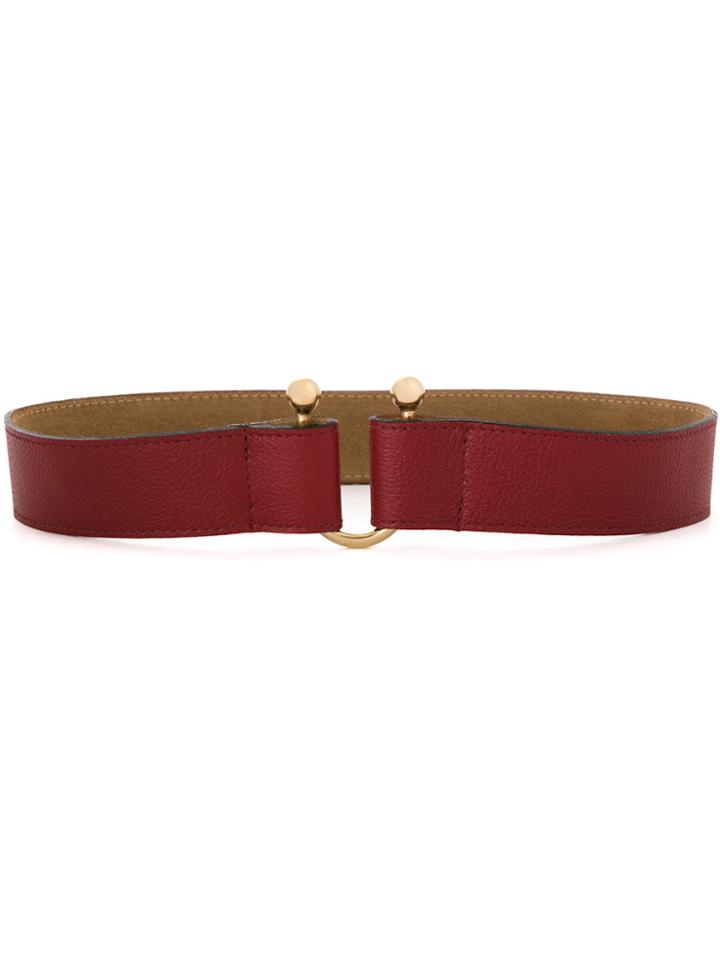 Lilly Sarti Leather Belt - Red