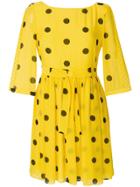 Boutique Moschino Polka Dot Dress - Yellow & Orange